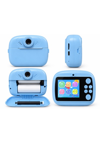 Cmr90 Çocuk Dijital Mini Kamera 1080p Hd 2.0 İnç Ekran Fotorğraf Video Oyun Müzik Usb Şarj Termal Resim Kağıt Baskılı Yazıcı Kamera Video Makinesi Print Kamera