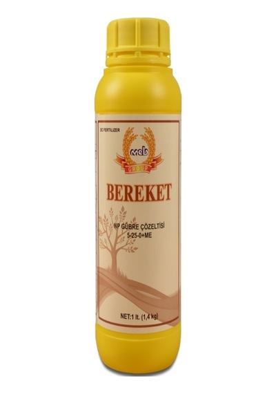 Mebor Bereket 5-25-0 +5Zn 1 L Sıvı Gübre
