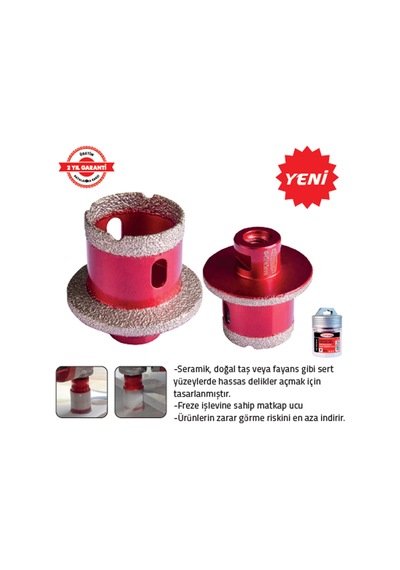 Tomax Seramik Delik Açma Drenaj Ucu 40-60 Mm