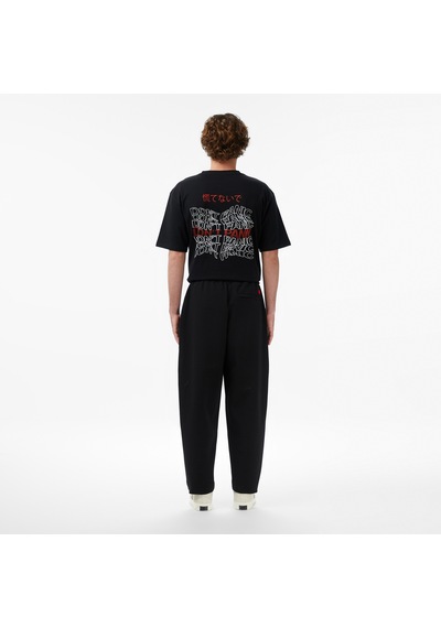 United4 Unıted4 Oversize Fit Erkek Siyah Eşofman Altı Gux Siyah