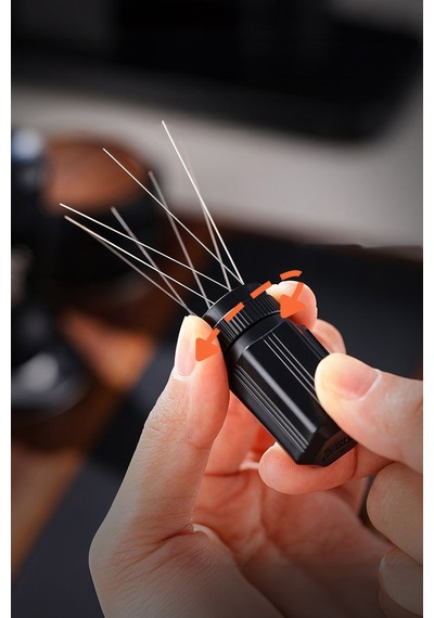 Espresso Makinası Needle Kahve Karıştırma İğnesi Espresso İğnesi Mt263 Siyah