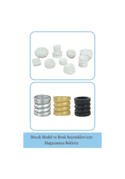 Mumluk Şamdan Tealight Ve İnce Mum Uyumlu Spiral Model - Beyaz