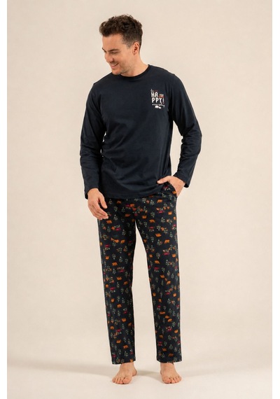 Rolypoly Be Happy Everyday Baba Oğul Lacivert Uzun Kol Pijama Takım Rp3933-a-v1 Rp3933-a-v1 Rolypoly Be Happy Everyday Baba Oğul Lacivert Uzun Kol Pijama Takım Rp3933-a-v1 Rp3933-a-v1