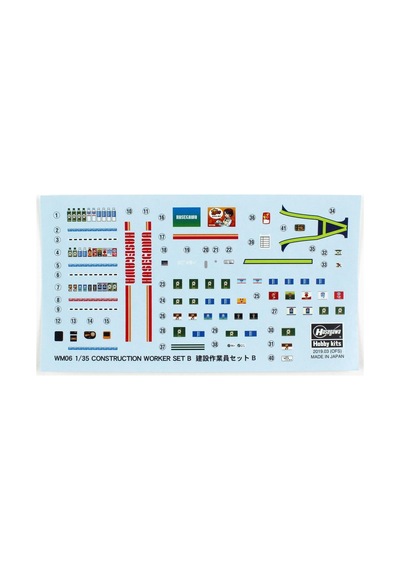 1/35 İnşaat İşçileri Set B Maketi, Hasegawa 66006