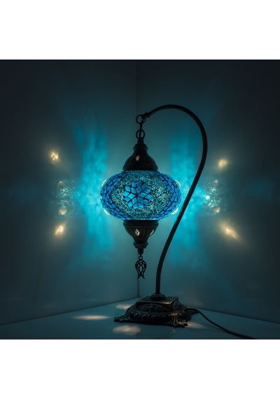 Dekoratif MOZAİK GECE LAMBASI ABAJUR BAŞUCU LAMBASI