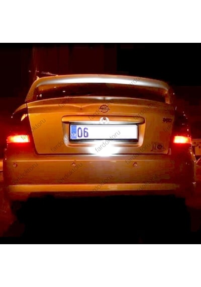 Fardoktoru Opel Astra G Led Plaka Ampulü 93 Duy Mini Cob Led