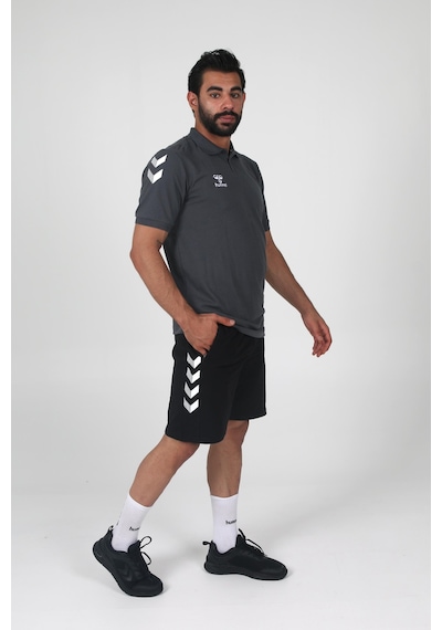 Hummel Armin Pamuklu Polo Yaka Tişört Antrasit