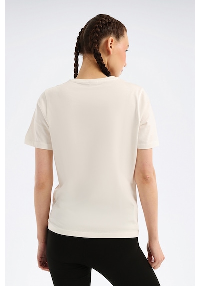 Reebok New Id Class Reg Tee Ekru Kadın Kısa Kol T-shirt 000000000102204053 Bej