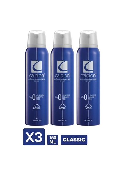 Caldion Classic Erkek Edt Parfüm 100 Ml & Deodorant 3 150 Ml Avantajlı Set, Roll On Hediyeli Amber