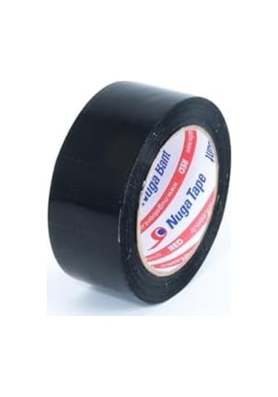 45 Mm X 100 Mt Siyah Koli Bandı 6 Adet 1