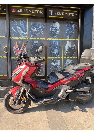 2023-26 Honda Adv 350 Uzun Ön Cam Açık Füme Zeus 60 CM 4 MM Adv350