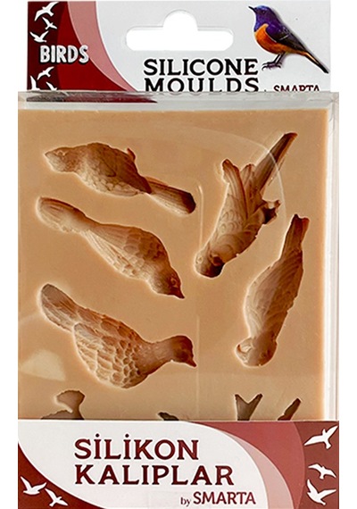 Smarta Silikon Kalıplar – Kuşlar 10 x 13 CM