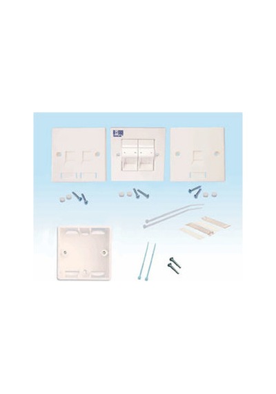 Hcs W00-40001 İngiliz Tipi Data Prizi Arka Kapağı 5'li Paket