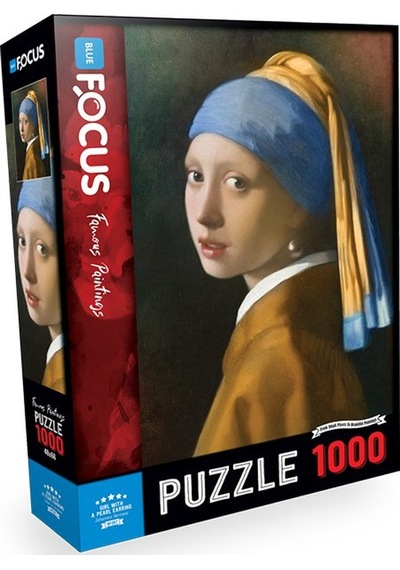 1000 Parça Puzzle - Gırl Wıth A Pearl Earrıng Inci Küpeli Kız