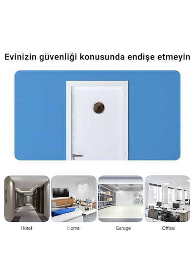 Cepini 520a Ev Ve Ofis İçin Dijital Kapı Kamerası 120 Geniş Açı, 3.5'' Lcd Ekran, Gizli Kapı Dürbünü