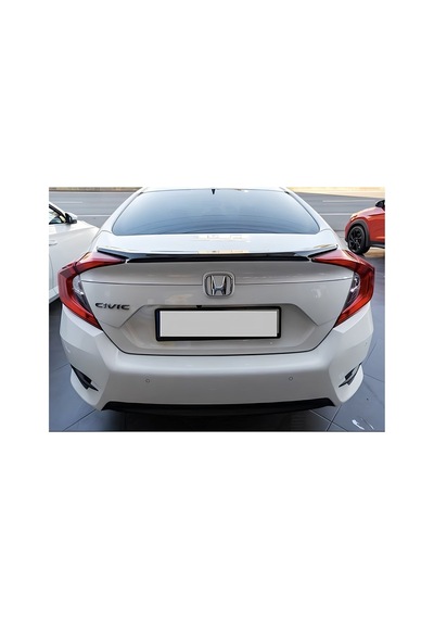 Honda Civic 2012+ Geniş Spoiler Bagaj Üstü Abs Plastik Piano Black