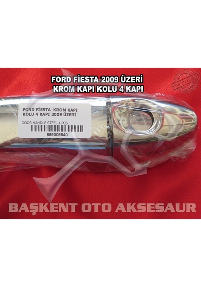Ford Fiesta Krom Kapı Kolu 4 Kapı 2009-2017 Paslanmaz Çelik