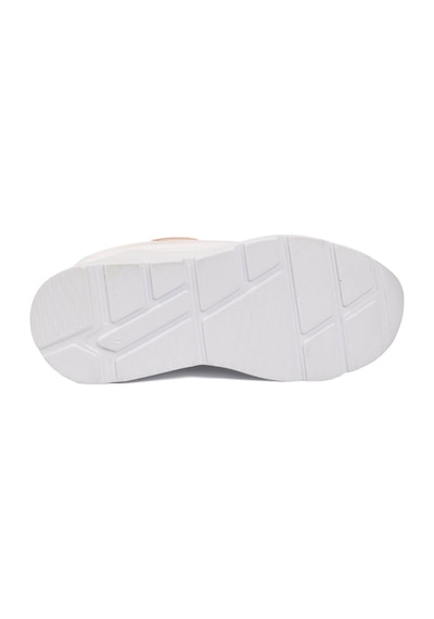Ayakmod Beyaz Pudra Kalın Taban Bağcıklı Kadın Spor Ayakkabı 051 G Beyaz - Pudra