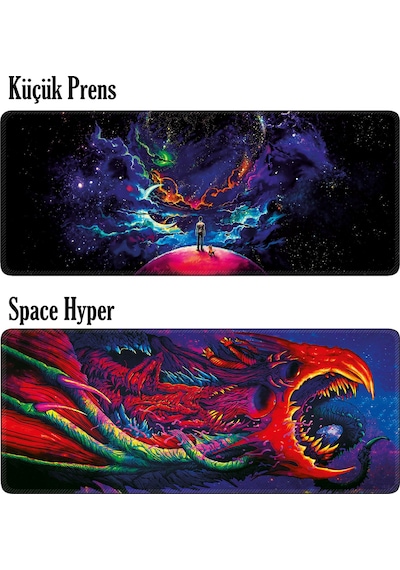 Xrades 24 Model Mouse Pad 70X30 - 90X40 Gaming Oyuncu Mousepad