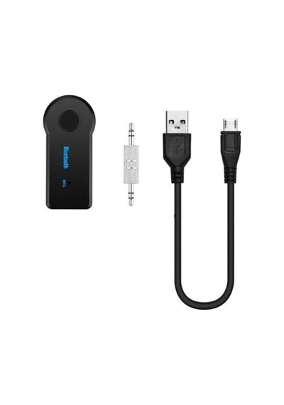 Bluetooth Araç Kiti Aux Çıkışlı Telefon Müzik Alıcı Tüm Cihazlara Uyumlu - 4991