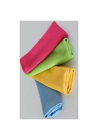 4 Adet İz Bırakmayan Mikrofiber Bez Cam Bezi 30x40 Temizlik Bezi Pencere Bezleri Genel