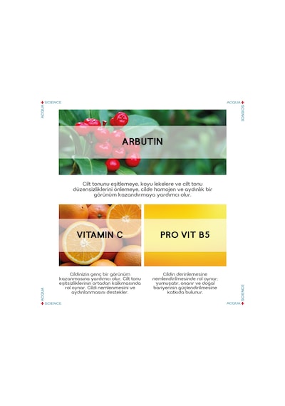 Acqua Perfection Aydınlatıcı ve Renk Tonu Eşitleyici Vitamin C Serum 30 ML