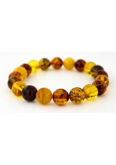 Kehribar Bileklik Kure Tasarım Ambergold Blk23-96 Çok Renkli