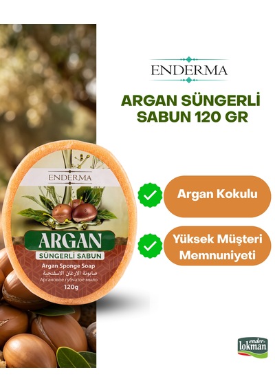 Argan Süngerli Sabun 120gr