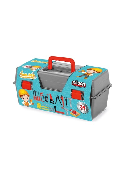 03 248 Pilsan Aksesuarlı Alet Çantası 34 Parça Diğer