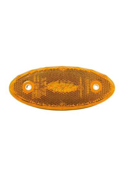 12v-24v Yan Sinyal Lambası Dorse Side Marker Sarı Oval 4 Ledli 120 50 Mm