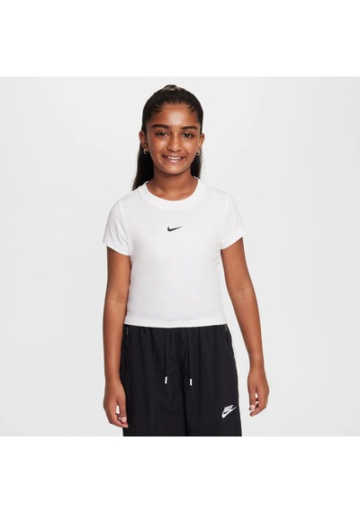Nike Nıke Sportswear Kız Çocuk T-shırt Hf7010-100 Beyaz