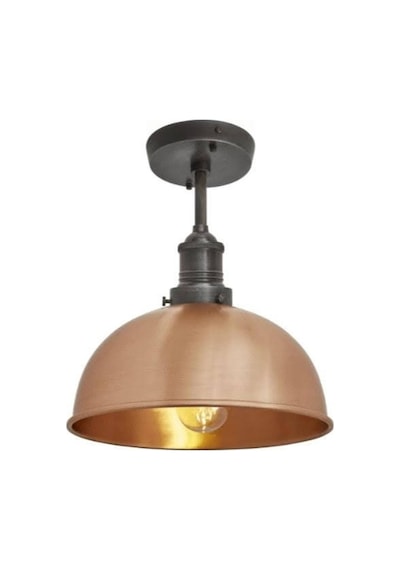 Mylights Retro Rustik Bakır Tavan Avize Rustik Avize 30 Cm