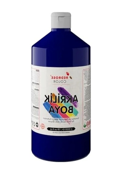 Dayanıklı Lacivert Akrilik Boya - 1000 Gr 0.2 L