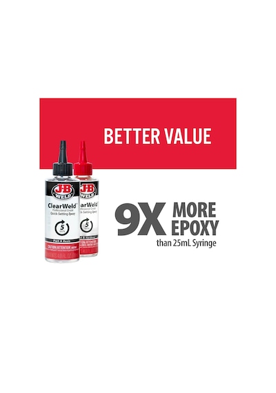 Jb Clearweld Pro Size Şeffaf 200g Çoğu Yüzeyde Etkili Kalıcı Etkili Epoksi Yapıştırıcı