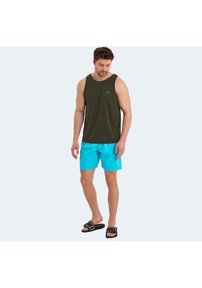 Slazenger  Rasmus In Erkek Cepli Deniz Şortu Turkuaz Mayo