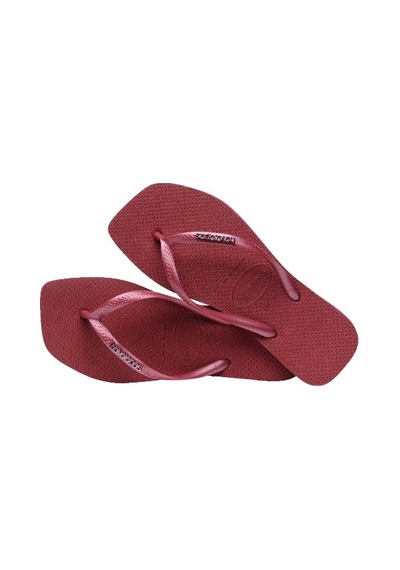 Havaianas Square Logo Metallıc Parmak Arası Terlik 4148257 9339 Amarant Rengi