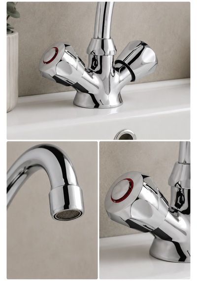 Arsu Orkide Serisi Uzun Kuğu Bataryası Lavabo Bataryası Krom Lavabo Bataryası