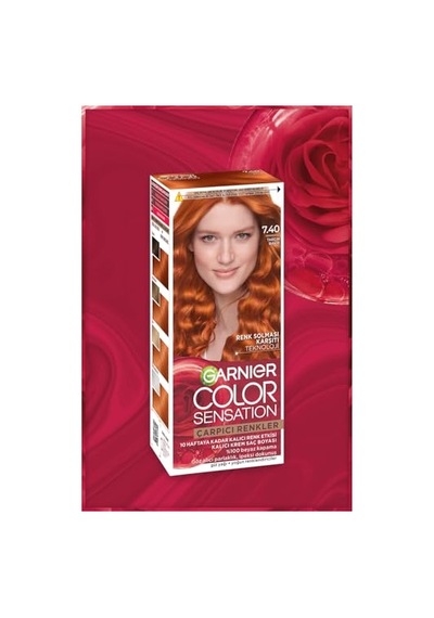 Garnier Çarpıcı Renkler 7.40 Tarçın Bakır Saç Boyası
