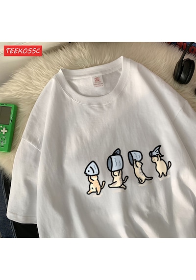 Noıssey Urban Pop Graphic Kadın Tişört Koleksiyonukod 5090 Beyaz