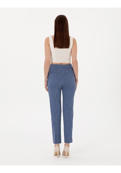 Pierre Cardin Kadın İndigo Pantolon 50306487-vr028 Indigo