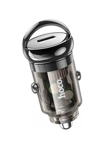 Hoco Z53 Sight Single Pd30w Type-c Girişli Araç Çakmaklık Hızlı Şarj Aleti- 5775 Siyah