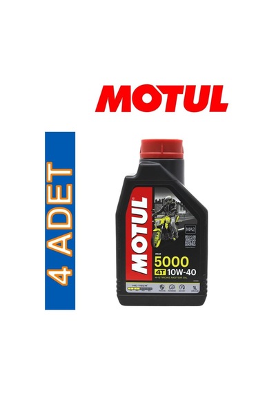 Motul 5000 10W-40 4T 4 Zamanlı Motosiklet Motor Yağı 4 x 1 L