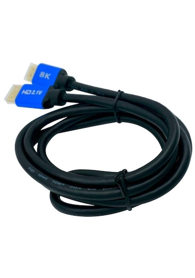 2 Metre Hdmı 2.1v Kablo 8k Ultra Hd 48 Gbps Altın Kaplama Hdmi