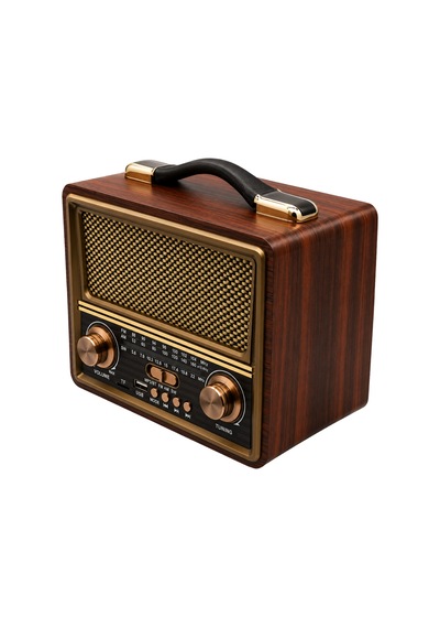 Gold Silver Gs-1335 Retro Tasarım Bluetooth Şarjlı Nostalji Radyo