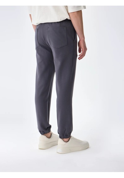 Isaora Gıza Cotton Jogger Erkek Dark Grey Sweat Pant Isr5402 Koyu Gri