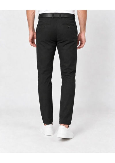 Classics Men Erkek Slim Fit Kaliteli Esnek Likralı Kumaş Pantolon 7765 Siyah