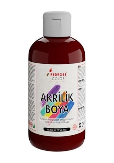 Bordo Akrilik Boya 250 Gr