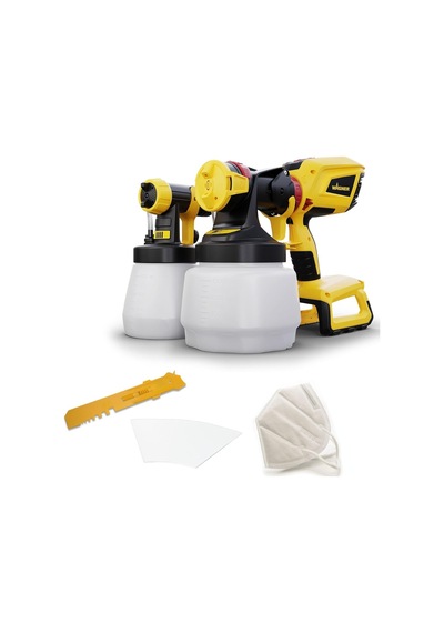 Akülü Boya Püskürtme Sistemi W 600 Flexio 18 V Akü Ve Şarj Cihazı Teslimat Kapsamına Dahil Değildir Duvar Ve