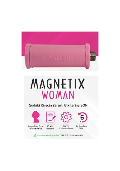 Magnetix Banyo Kireç Kırıcı 1/2 Duş Bataryası Modeli - Kireç Önleyici Duş Başlığı