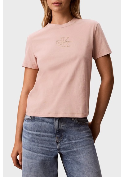 Calvin Klein Bayan T Shirt Lv047d873g 3t3 Pudra